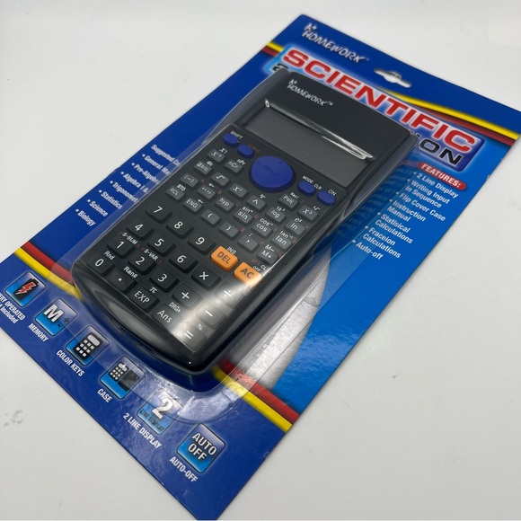 A+Homework | Other | Scientific 24 Function Calculator 2 Line Display ...